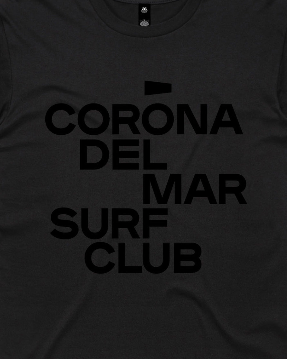 BLACK STACK CLUB TEE